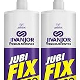 Jivanjor JubiFix Neutro CLEAR, Waterproof Silicone Sealant for bonding construction materials, Gap Filling, Mirror & Glass Bonding| 280 ml_Pack of 2-image-17