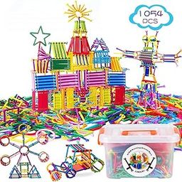 SeBURRY® Stick Building Blocks for Kids | 100 Pcs STEM Toy Set | Educational Construction Toys for Boys & Girls | Multicolor DIY Interlocking Sticks with Storage Box-30