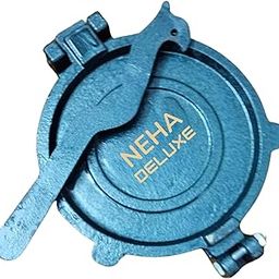 NEHA - New Roti Maker Press-Heavy Duty Cast Iron with SS Plates - Manual Chapati Presser Roti and Khakra Maker 7.5 inch-13