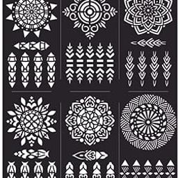 ARSRA Henna Mehndi Temporary Tattoo hand.Arms Transfer Paper, Professional Body Art Supplies-picture-13