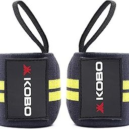 Kobo WTA-49 Super Heavy Wrist Wraps with Thumb Loop - Professional Wrist Support Braces for Men & Women - Weight Lifting Cross Fitness Powerlifting Strength Training-image-84