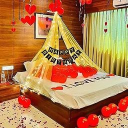 Special You Birthday Decoration Items,Yellow Canopy Tent for Decoration, Canopy for Bedroom, net Curtains with Fairy Lights 40ft Long, Aesthetic Room Decor, Backdrop for Decoration - 28 pcs-image-98