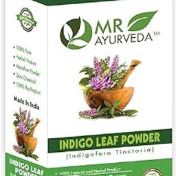 MR Ayurveda 100% Pure Indigo Powder | Indigo Powder for Hair Black Organic | Indigo Powder for Hair Colour | Natural Hair Care | No Added Chemicals, 100 Grams-image-76