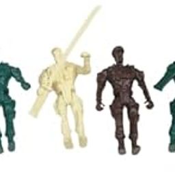 Chuz N Pick 6 Piece Plastic Army Toys Soldiers Set for Kids Playing Model Making Educational Purpose Big Size Soldier (13 cm Size)-image-2