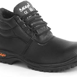 Leonine ISI Safety Shoes for Men | Single Density with Steel Toe | High Ankle-25