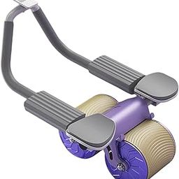 CALANDIS™ Abdominal Roller Wheel Strength Training for Men Women Home Gym Accessory Violet | Fitness, Running & Yoga | Fitness Equipment & Gear | Abdominal Exercisers-14