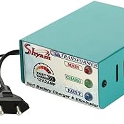UTTAM Zatka 2 Pin Machine Charger 12 Volt 2 Amp "Charging Adapter For Zatka Machine,Black-10