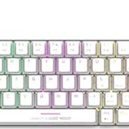 Cosmic Byte CB-GK-36 Artemis 68Key Per Key RGB Wired Mechanical Keyboard with Outemu Swappable Blue Switches and Software (White)-23
