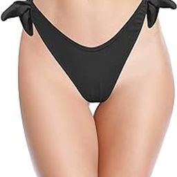 Women's Cotton Underwear G-String Side Tie Thong Panty for daily use-image-92