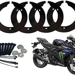 SORAX Bike Wheel Cover for 17 inch Yamaha R15 V1, V2, V3, V4 (Black)-image-16