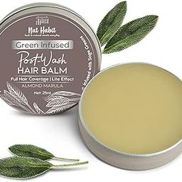 Nat Habit Almond Marula Hair Balm For Men & Women Split Ends, Smoothening, Straightening, Conditioning & Frizzy Hair- Infused with Sage Leaves & Oils (Pack of 1, 25ml)-47