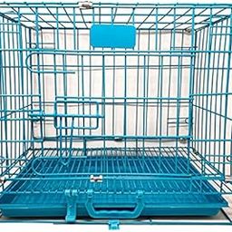 Dog Trust Dog Cage Double Door Heavy Duty Folding Metal Kennel for Small Dogs and Puppies 24 Inch-image-81