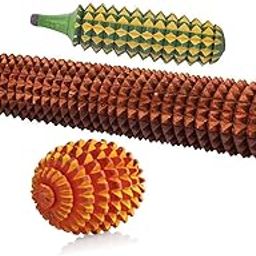 Chaithanya Orthopaedics Acupressure Roller For Hand And Foot Pain Relief Wooden Massager Combo With Palm Balls And Karela Massager For Body Stress Relief-image-9