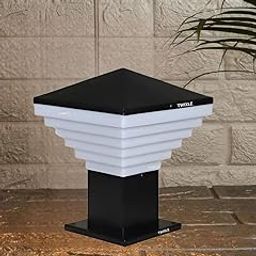 (with Bulb Modern Black Gate Light for Home gate/Gate Lamp/Gate Light/Gate Lamp for Outdoor Waterproof/Gate Pillar Light for Stairs, Pillar, Garden, Boundaries (Pack of 1)-image-32