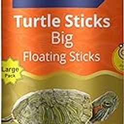 Aquatic Intan Turtle Food for All Life Stages for Growth & Health | Big Floating Sticks Suitable for Turtles | Nutritious Feed for Better Shell Health | Large Pack 115 Gm, 3.2 mm Dia, Pack of one,-112