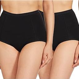 Women's Cotton Blend Classic Solid Shaping Knickers-image-3