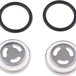 HEAVENGLOW Trade 2 Set 18mm Motorbike Sight Len Mirror Seal s Fits for Brake Master Cylinder Reservoir-image-69