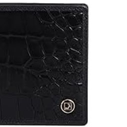 Genuine Leather Black Men Wallet & Keychain (0027-2)-image-47
