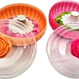 Look At Compact Powder Puff Set with Case - Baby Care After-Bath Powder Puff with Portable Talcum Powder Holder Box pack of 2-image-75