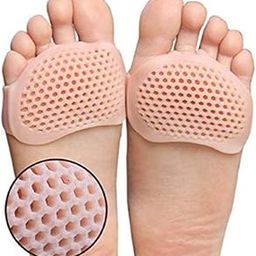 P P Enterprise Silicone Gel Half Toe Sleeve Anti-Skid Forefoot Soft Pads for Pain Relief heel front socks silicone Heel Protector foot Gel Socks for Repair Dry Cracked Skins-image-57