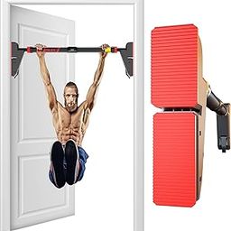 TAURNATION Adjustable Pull Up Bar For Home Gym Equipments For Men Workout No Screws Door Hanging Rod For Height Increase, Chin up, Push up, Sit up Fitness Exercise | Max Load 300KG | Length 76-110 cm.-5