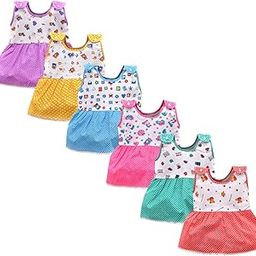 Baby Girls Cotton Frock - Pack of 6-image-18