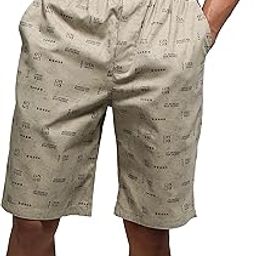 jockey US88 Men's Super Combed Mercerized Cotton Woven Fabric Regular Fit Printed Bermuda with Side Pockets (Colors & Prints May Vary)-picture-17