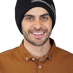Winter Cap for Men & Women | Inside Fur Woolen Unisex Beanie Cap | Men's and Women's Warm Winter Hat Unisex-Adult Soft Wool Slouchy Stylish Skull Beanie Cap (WC4139, Free Size)-image-80