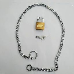 Steel Chain with Brass Lock for Luggage Bags, Vehicles, Goods Safety (2feet)-image-29