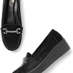 Women Comfortable Embellished Loafer Shoes-image-72