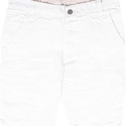 Men Regular Fit Linen Shorts (White)-image-98