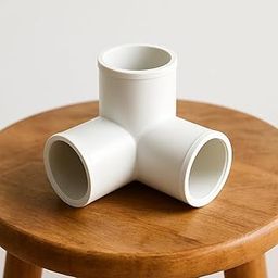 Soil to Soul UPVC 3 way cross, pipe fitting, Size-1 inch, Colour-White (20)-image-43