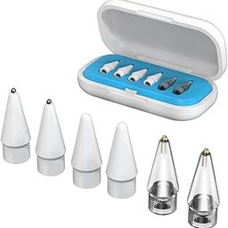 Sounce 6-Piece Apple Pencil Tips for Apple Pencil 2nd/1st Generation and Apple Pencil Pro/USB-C, Durable Highly Sensitive Precise POM Replacement Tip for iPad Pro/Mini/Air - Blue-19