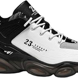 Fashion Men's Athletic Sneakers Walking Shoes for Outdoor Jogging Sports 45 White | Athletic | Athletic | Athletic-picture-7