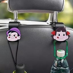 iDream Car Backseat Headrest Hook/Hanger - Universal Durable Organizer for Handbag, Wallets, Keys, Grocery Bags - Convenient Easy Storage and Clutter-Free Car Interior (Pack of 2)-0