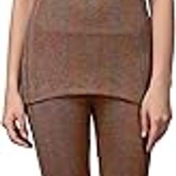 Women’s Cotton Thermal Underwear Set, Thermal Sleeveless Camisole and Pant Set, Round Neck Tank Tops & Bottom Soft Warmer-image-28