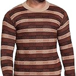 GRANDLINE Men Winter WEAR Sweater for Casual WEAR with Multicolored Brick Design-picture-7