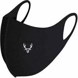 skuba Black Cotton Fully Stretchable Protection Mask Use for Girls/Boys Pack of 5 Pollution Face Mask Washable & Reusable-40