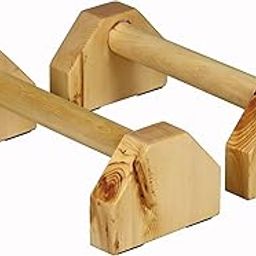 Tooba Furniture Factory� Push Up Stand Wooden with Non-Slip Base for Exercise Home Gym Workout Equipment Men and Women | Wooden Parallettes Handle (1 Pair)-19