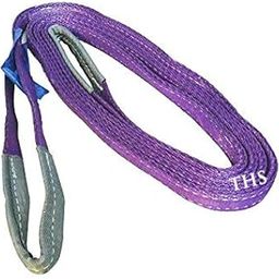 THS 1 Ton * 4MTR 2x Strong Purple Color Double Ply Webbing Slings Flat Belt | Lifting Belt | 1 Pc-picture-35