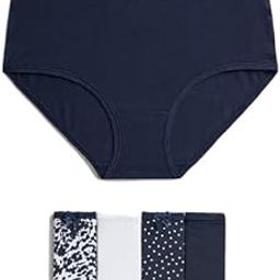 Lycra™ Womens Cotton Blend Printed High Rise Full Briefs (Pack of 5)-picture-14