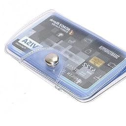 Transparent Button ATM Card Holder Credit/Debit 10 Card Slots-picture-56
