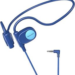 Mehomeli Kid Headphones for School, Air Conduction Open Ear Headphones, 3.5mm Jack Wired Cord, Ultra-Comfort, Ergonomic and Lightweight Design Perfect for School and Outdoor Activities-Blue-13