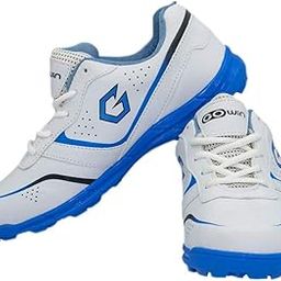 Academy White/Sky Cricket Shoes Size-3 with TR-666-W Cricket Leather Ball Alum Tanned White-image-73