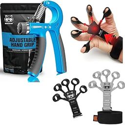 Mapache-Pack of 2- Athlete combo- Hand Gripper and Finger gripper I Tools for maximum Hand Exercises and Finger Mobility exercises, Best for Hand And Finger exercises-picture-23