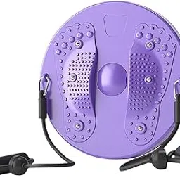 UJEAVETTE Waist Twisting Disc Portable Massage Equipment for Body Sculpting Elderly Purple|Abdominal Exercise Equipment|Abdominal Exerciser|Abdominal Exerciser For Men and Women-picture-25