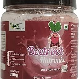 Laks Beetroot Nutrimix, Natural Powder Mix, No Preservatives, 200g-13