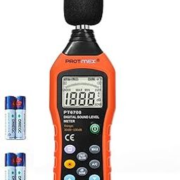 Protmex PT6708 Sound Level Meter, Digital Decibel Reader Measurement, Range 30-130 dB, Accuracy 1.5dB Noise Meter with Large LCD Screen Display, Fast and Slow Selection (Batteries Include)-12
