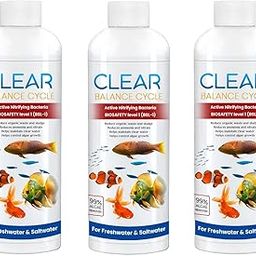 Automatic Fish Tank Cleaner Liquid Cloudy Water Remover for Crystal Clear Aquarium Water| Cleaner Balance Cycle for Fish Tank | Algae Remover (100ml Each) (Pack of 3)-picture-22