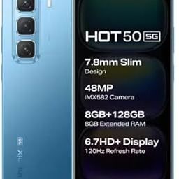 Infinix Hot 50 5G, Vibrant Blue (8GB, 128GB)-image-13